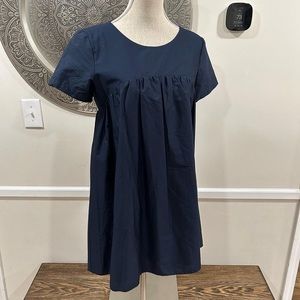 Amanda Uprichard navy capsleeve dress - Size S